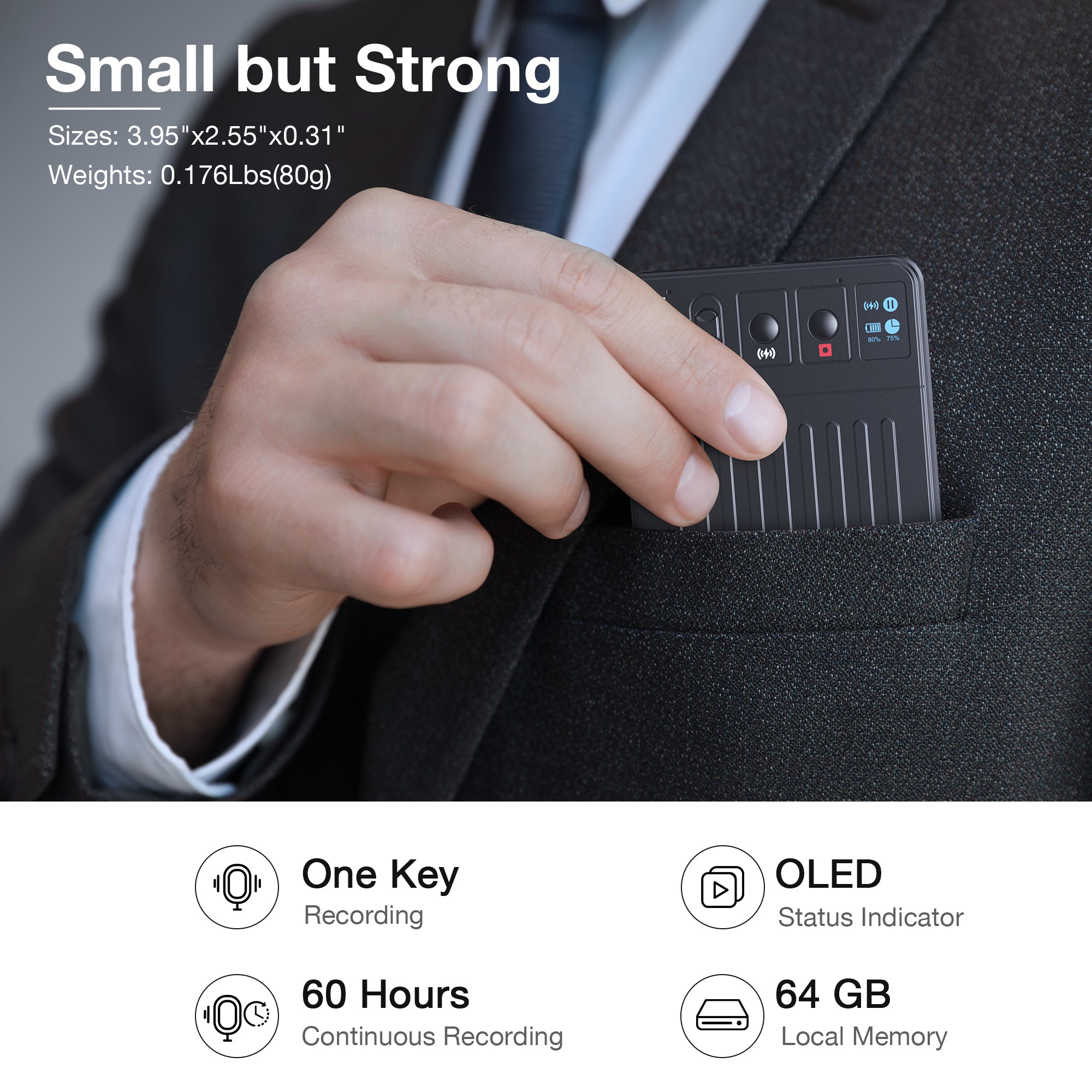 CHIME NOTE Pro AI Voice Recorder with ChatGPT-Powered Summaries - CHIMENOTE